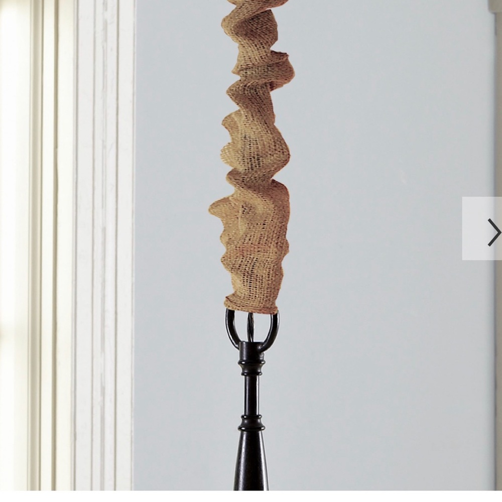 New Pottery Barn Burlap Cord Cover